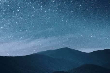 Terrestrial Exploration - Starry Sky Over Mountains
